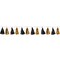 Beistle 9¾in. x 8Feet Standard Metallic Tassel Garland - Black and Golden - 12 Pack